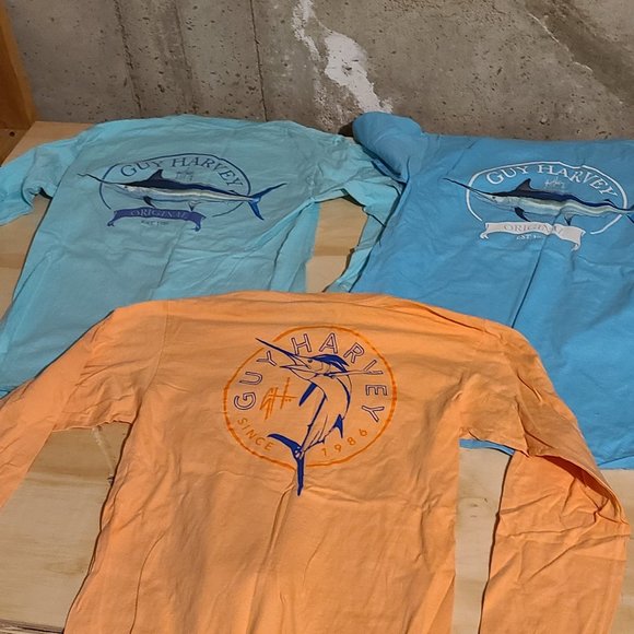 3 Guy Harvey and 2 Southern Marsh Shirts (medium) - Picture 3 of 4